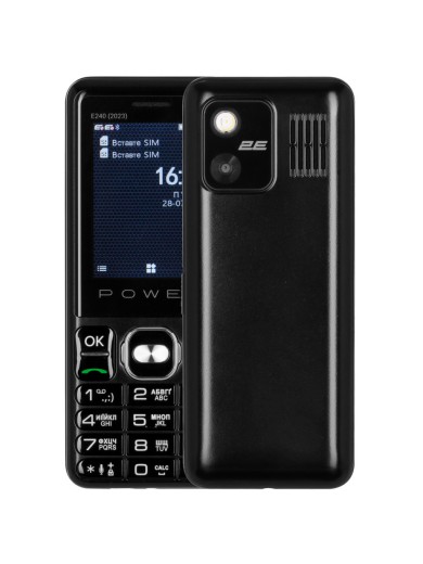 Смартфон 2E E240 2023 Black (688130251068)