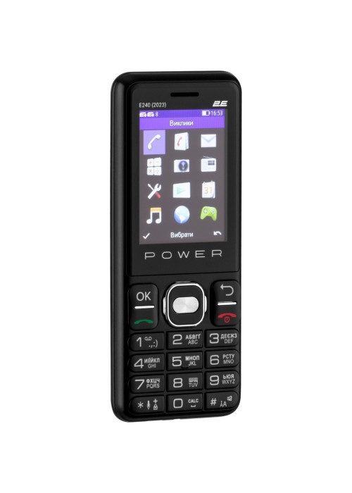 Смартфон 2E E240 2023 Black (688130251068)