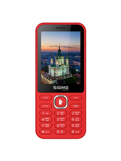 Мобільний телефон Sigma X-Style 31 Power Type-C Red (4827798855058)