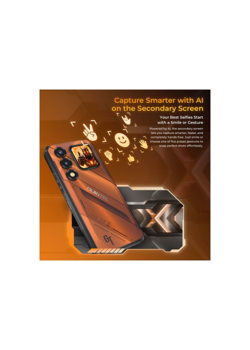Смартфон OUKITEL WP66 12/512GB Gray (6941749856883)