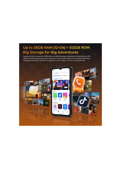 Смартфон OUKITEL WP66 12/512GB Gray (6941749856883)