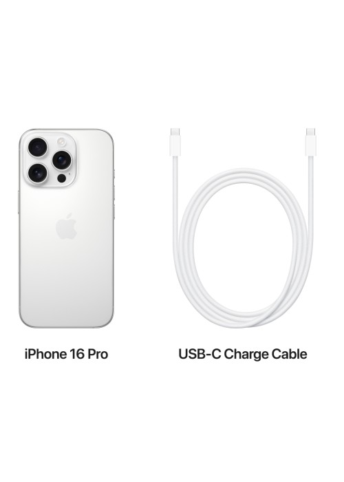 Смартфон Apple iPhone 16 Pro 128GB White Titanium (MYNE3)
