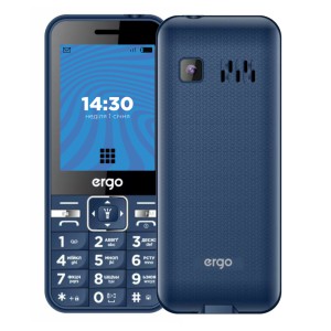 Смартфон Ergo E281 синього кольору