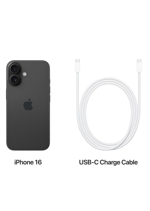 Смартфон Apple iPhone 16 128GB Black (MYE73)
