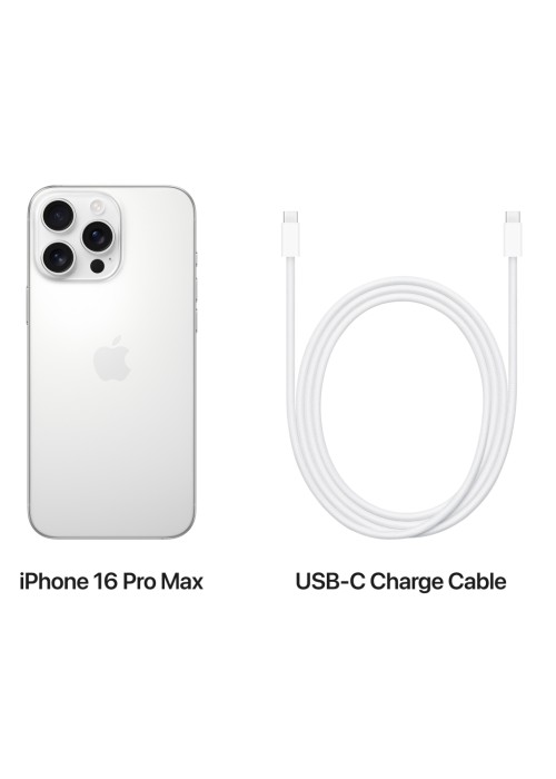 Смартфон Apple iPhone 16 Pro Max 256GB White Titanium (MYWW3)