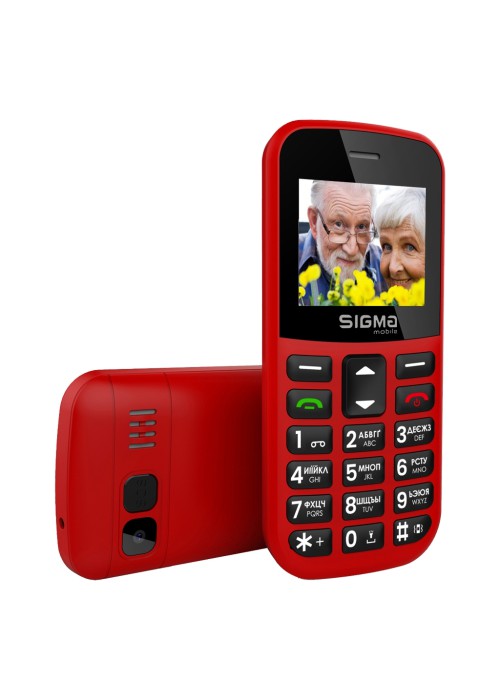 Смартфон Sigma Comfort 50 EASY TYPE-C Red (4827798585221)
