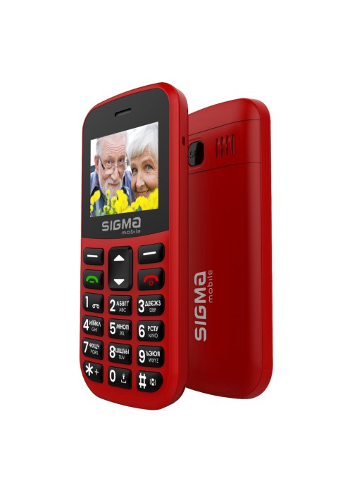 Смартфон Sigma Comfort 50 EASY TYPE-C Red (4827798585221)