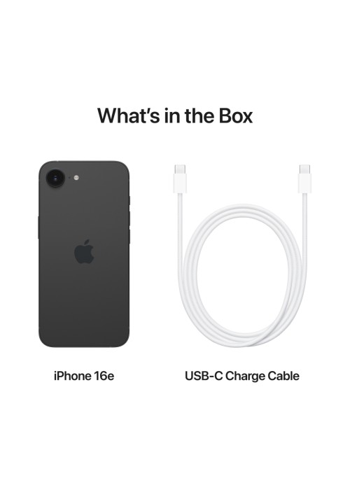 Смартфон Apple iPhone 16e 128GB Black (MD1Q4)