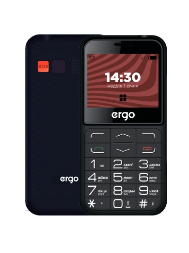 Смартфон Ergo R231 чорний