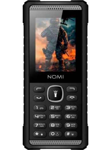 Мобільний телефон Nomi i2420 Black-grey (чорно-сірий)