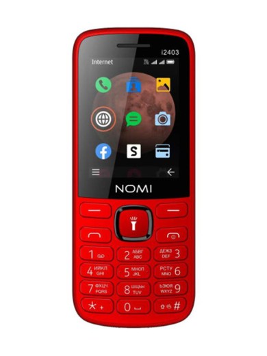 Мобільний телефон Nomi i2403 Dual Sim Red