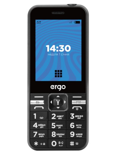 Мобільний телефон ERGO E281 Dual Sim Black