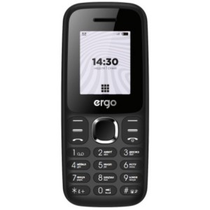 Мобільний телефон ERGO B184 Dual Sim (чорний)