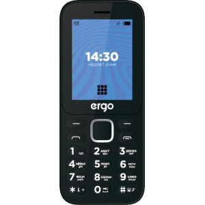 Мобільний телефон ERGO E241 Dual Sim (чорний)